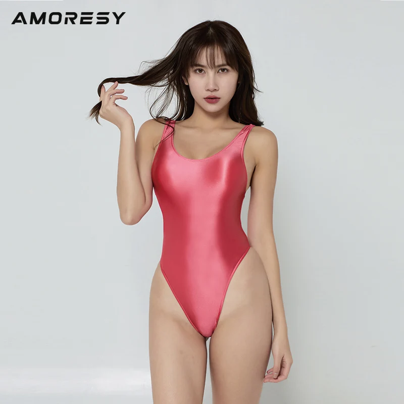amoresy one piece swimsuit sexy slim
